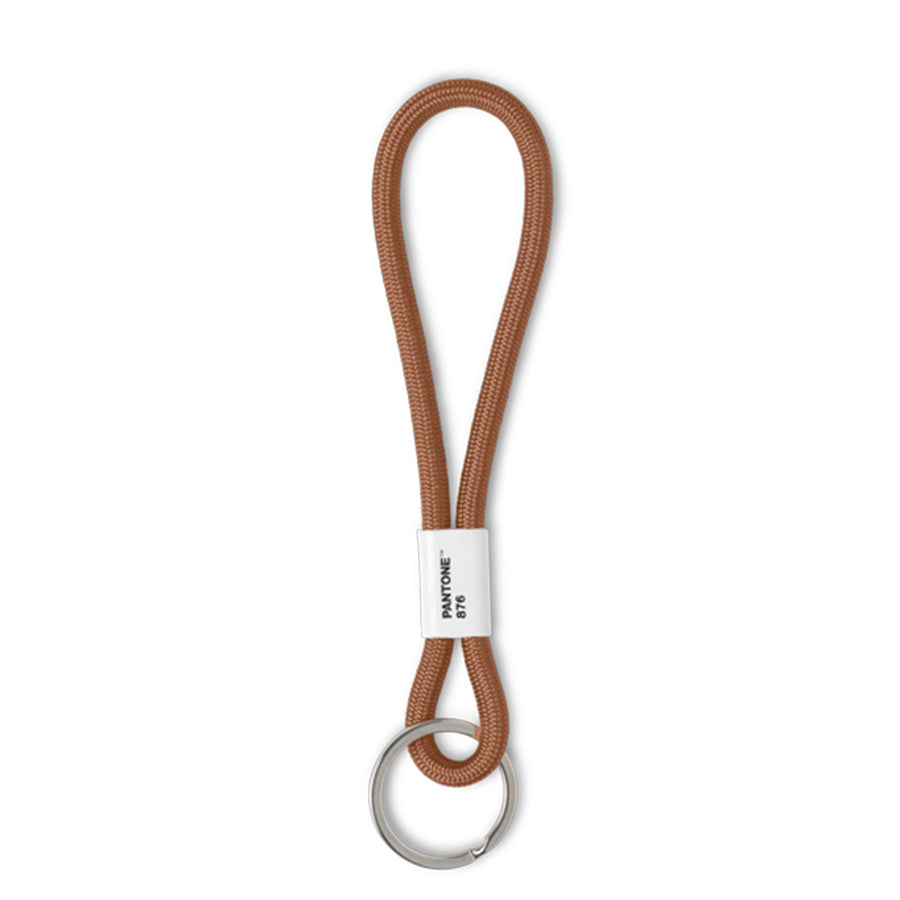PANTONE KEY CHAIN SHORT - Bronze 876 C