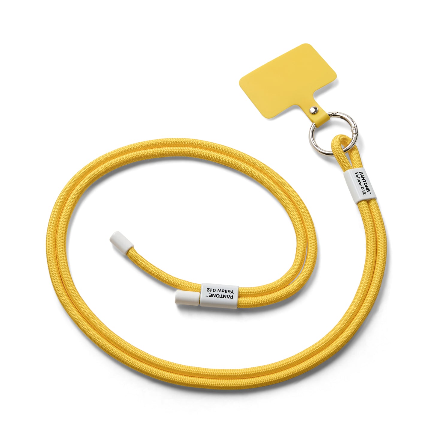 PANTONE ADJUSTABLE PHONE STRAP - Yellow 012 C