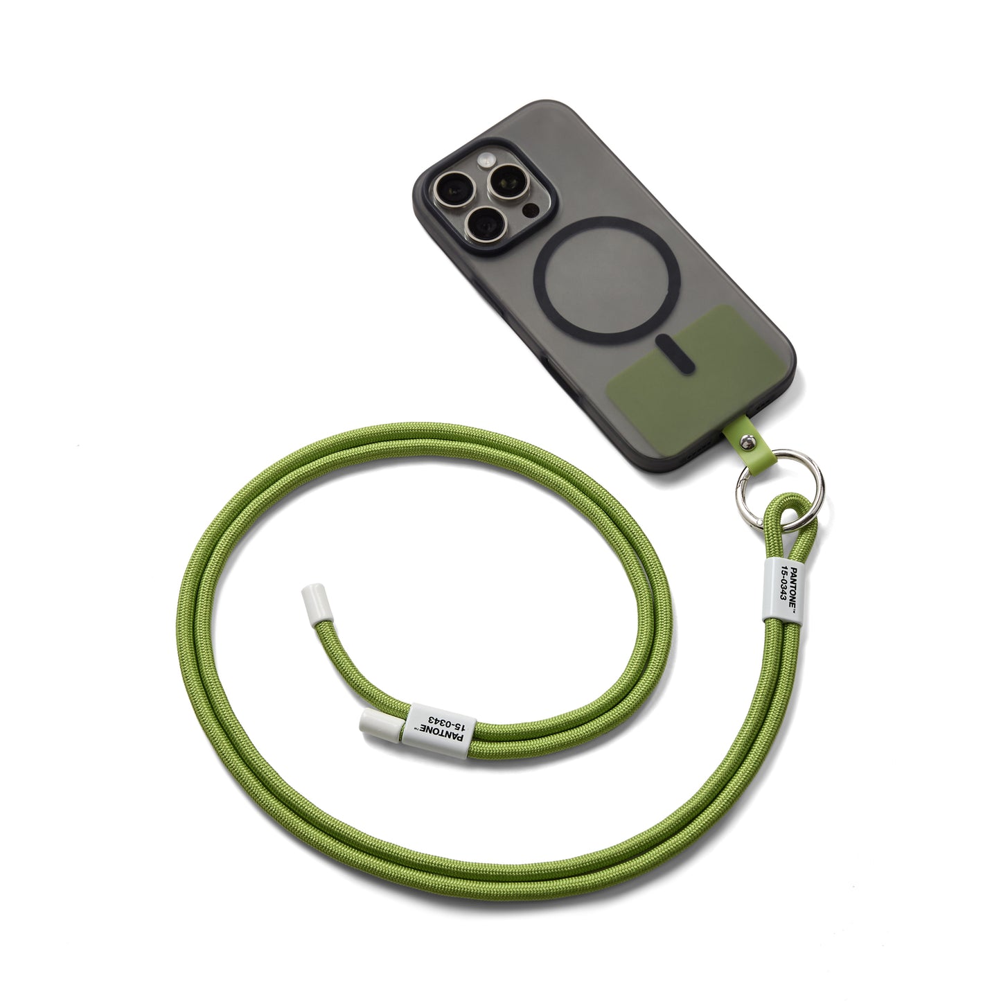 PANTONE ADJUSTABLE PHONE STRAP - Greenery 15-0343
