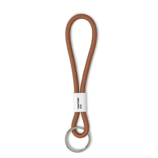 PANTONE KEY CHAIN SHORT - Bronze 876 C