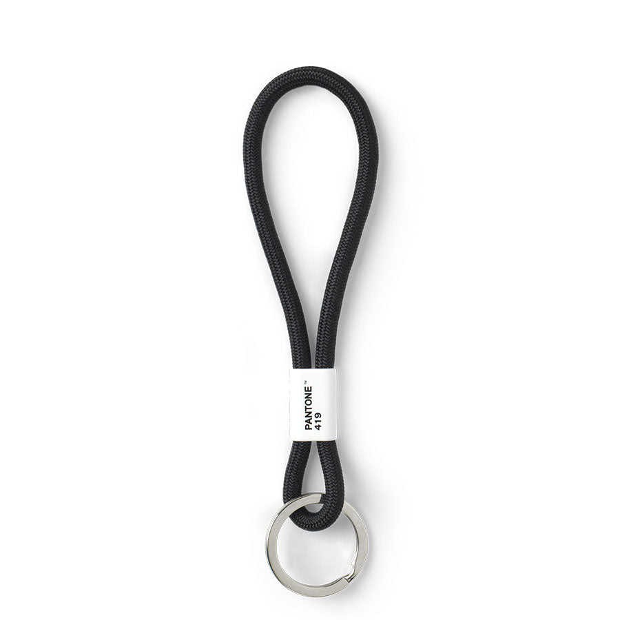 PANTONE KEY CHAIN SHORT - Black 419