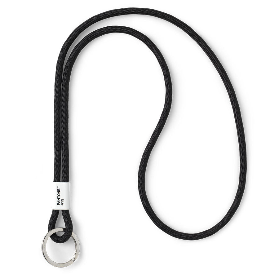 PANTONE KEY CHAIN LONG - Black 419