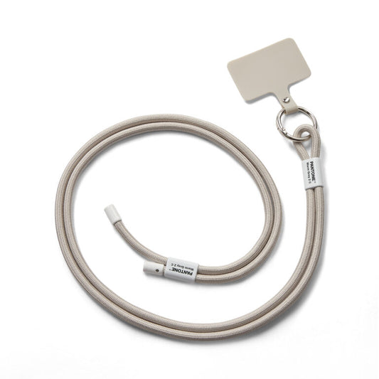 PANTONE ADJUSTABLE PHONE STRAP - Warm Grey 002c