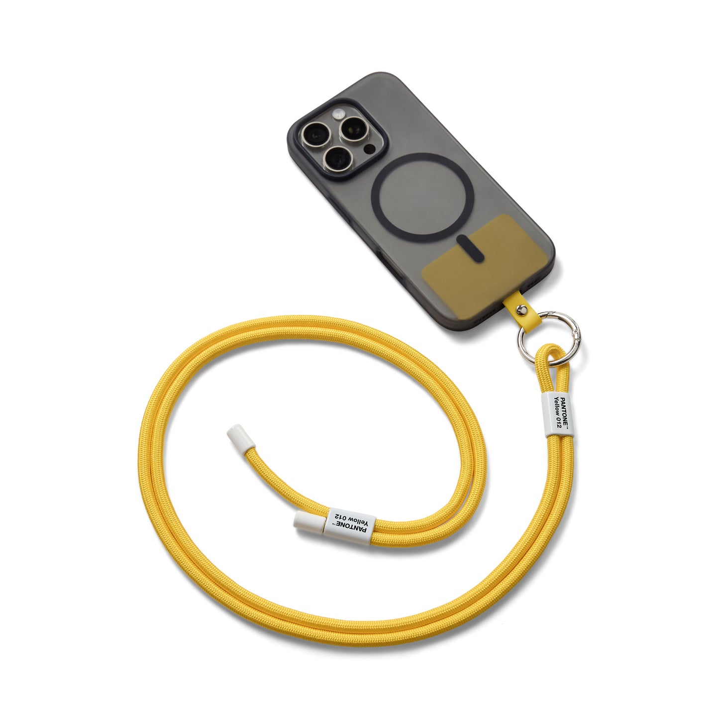 PANTONE ADJUSTABLE PHONE STRAP - Yellow 012 C