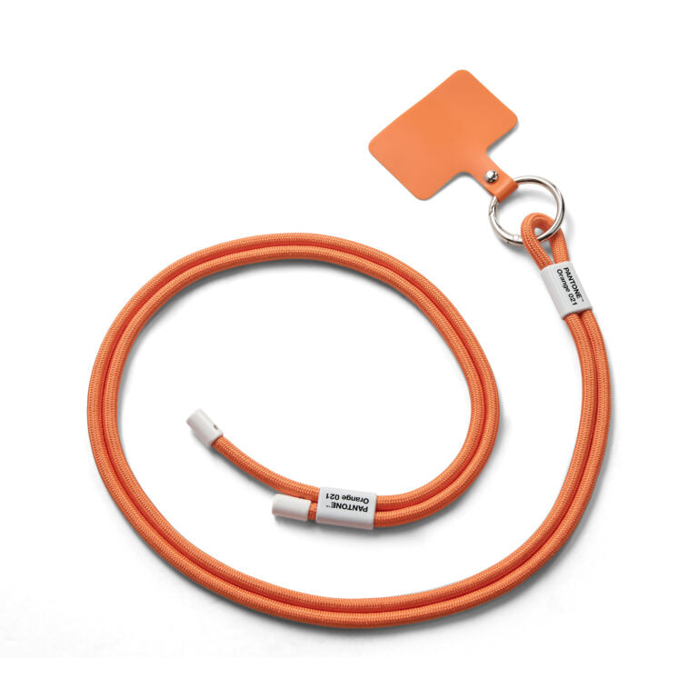 PANTONE ADJUSTABLE PHONE STRAP - Orange 021 C