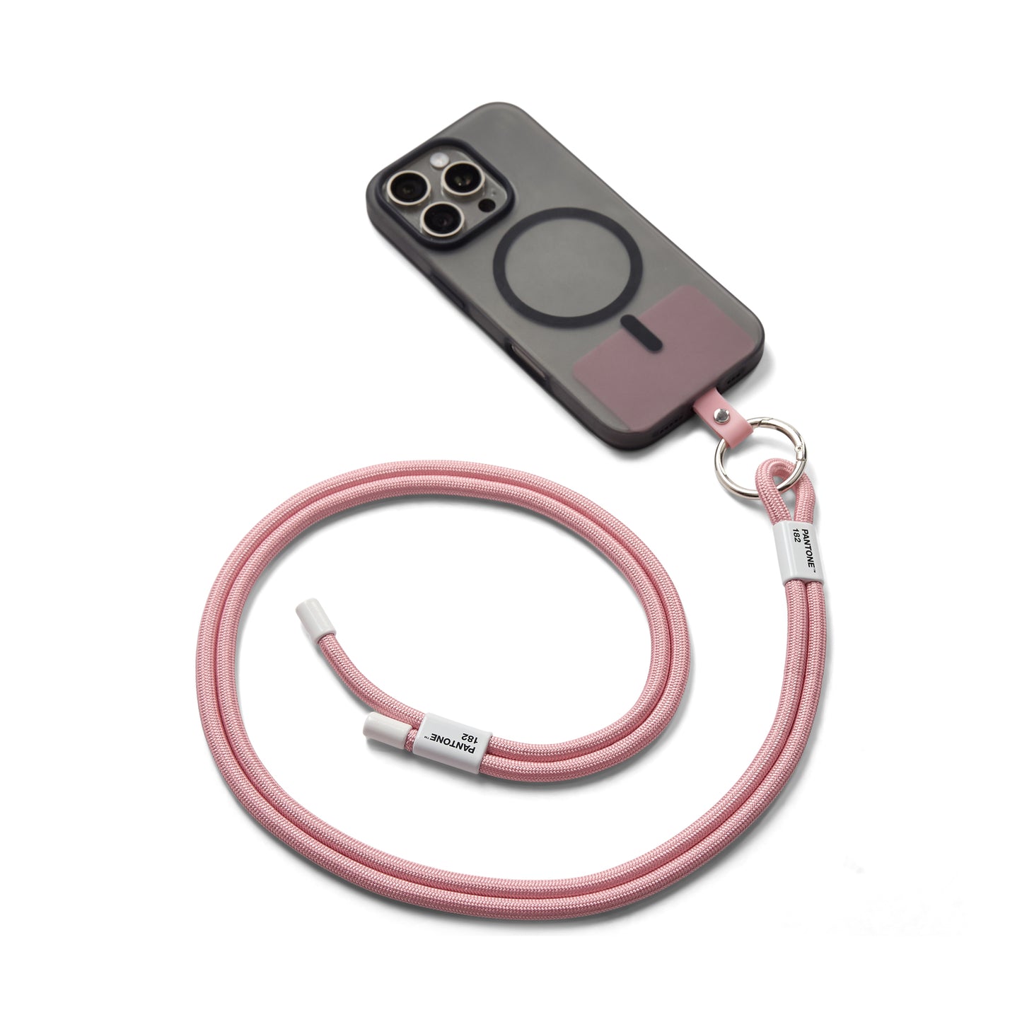 PANTONE ADJUSTABLE PHONE STRAP - Light Pink 182