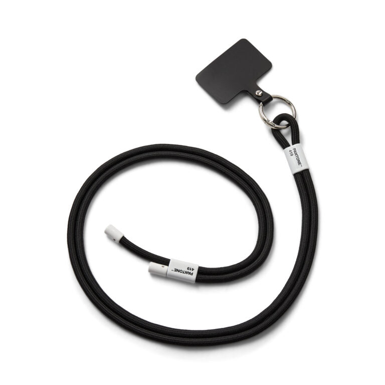 PANTONE ADJUSTABLE PHONE STRAP - Black 419
