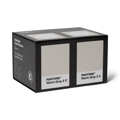 PANTONE Candle Holders Warm Gray 2