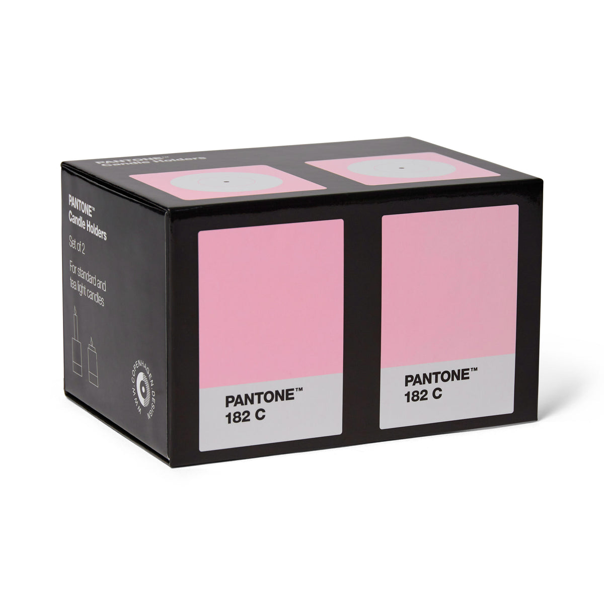 PANTONE Candle Holders Light Pink 182 C