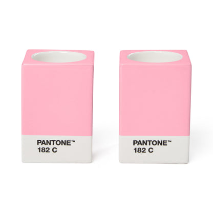 PANTONE Candle Holders Light Pink 182 C