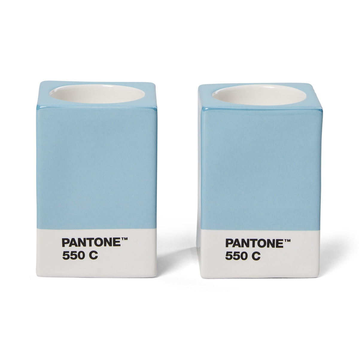 PANTONE Candle Holders Light Blue 550