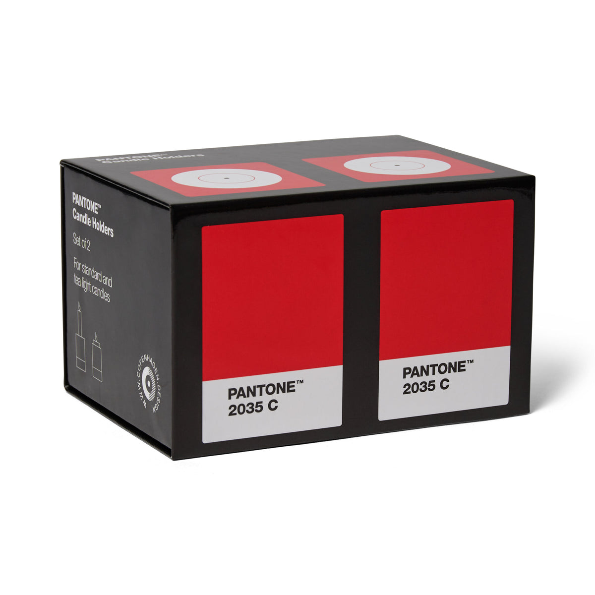 PANTONE Candle Holders Red 2035