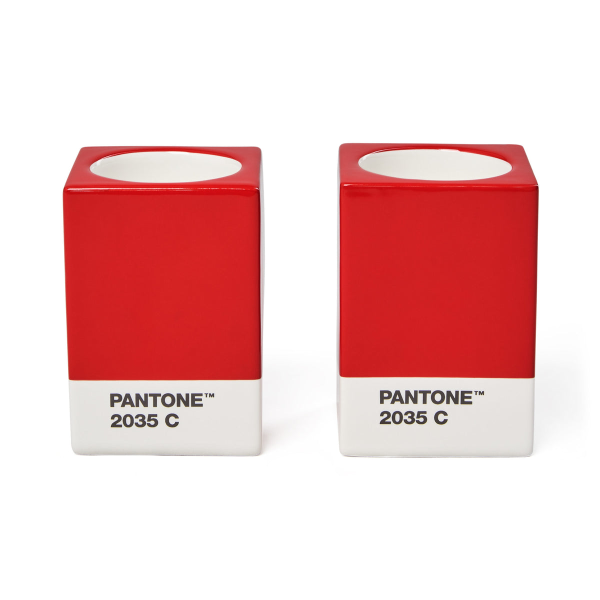PANTONE Candle Holders Red 2035