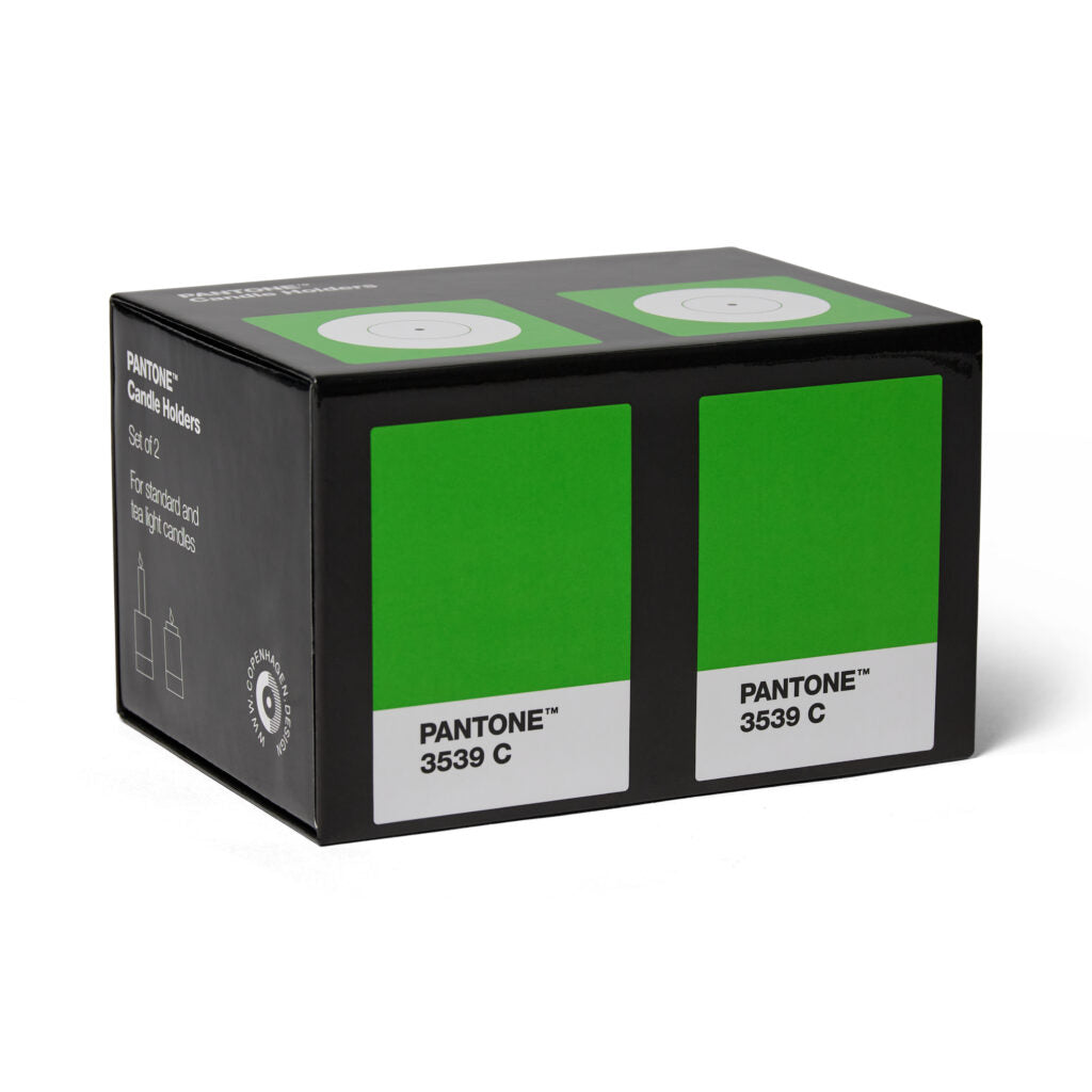 PANTONE Candle Holders Green 3539
