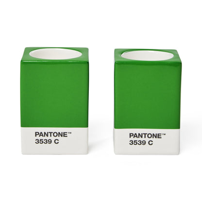 PANTONE Candle Holders Green 3539