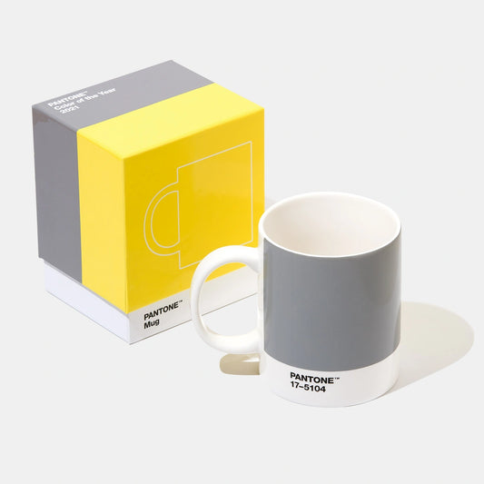 PANTONE MUG Illuminating 13-0647 & Ultimategray 17-5104 COY21 in Gift Box