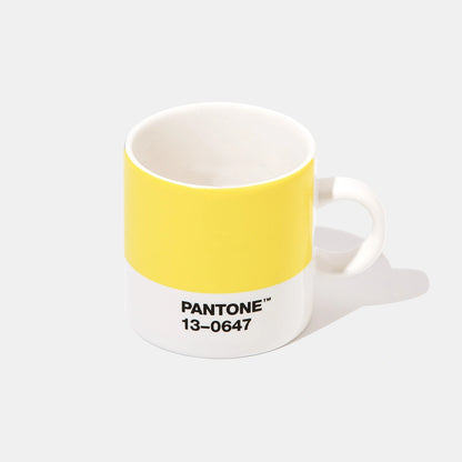 PANTONE ESPRESSO CUP – Illuminating 13-0647 & Ultimate Gray 17-5104 COY21