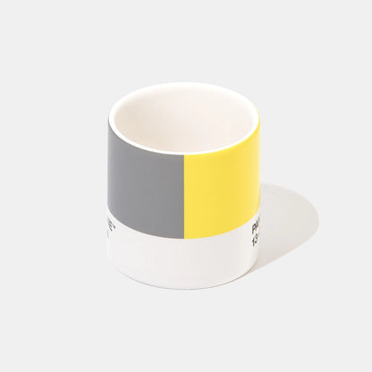 PANTONE ESPRESSO CUP – Illuminating 13-0647 & Ultimate Gray 17-5104 COY21