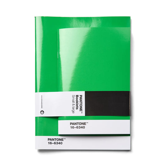 PANTONE BOOKLETS SET OF 2 Dotted - Green 16-6340