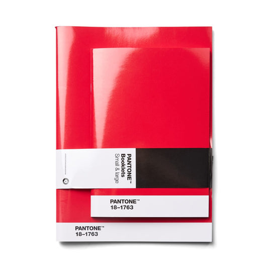 PANTONE BOOKLETS SET OF 2 Dotted - Red 18-1763