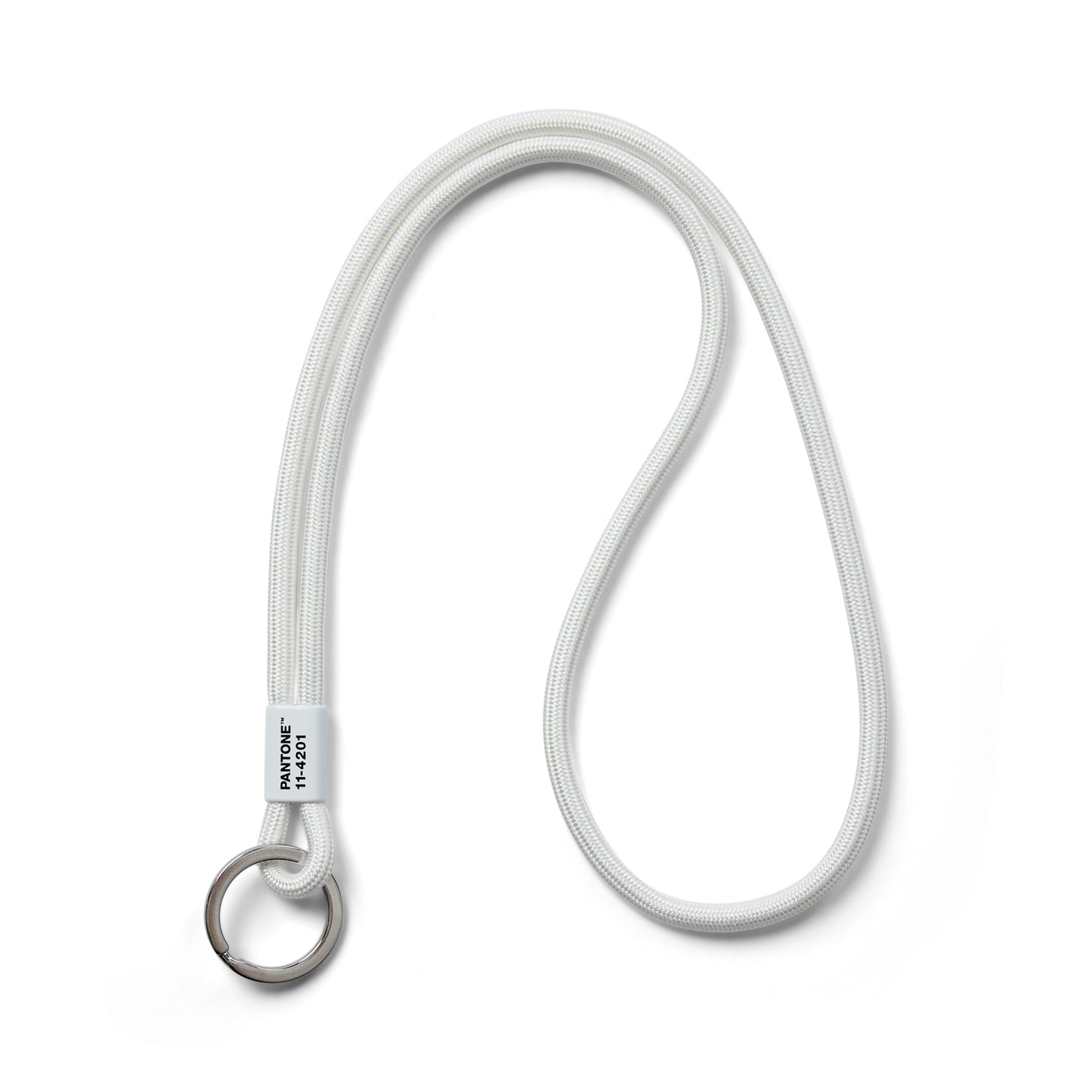 PANTONE Keychain long – COLOR OF THE YEAR 2026 – PANTONE 11-4201 – CLOUD DANCER