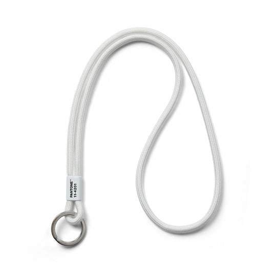 PANTONE Keychain long – COLOR OF THE YEAR 2026 – PANTONE 11-4201 – CLOUD DANCER