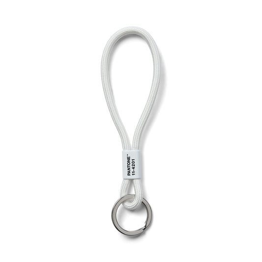 PANTONE Keychain short – COLOR OF THE YEAR 2026 – PANTONE 11-4201 – CLOUD DANCER