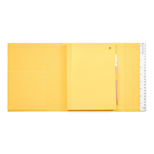 PANTONE NEW NOTEBOOK WITH PENCIL /unlined - Yellow 012 C