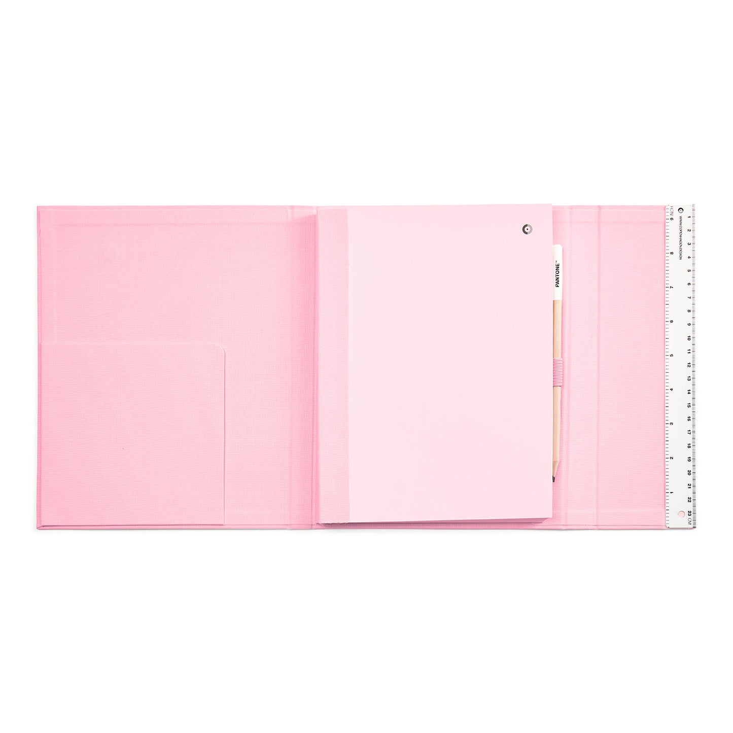 PANTONE NEW NOTEBOOK WITH PENCIL /unlined - Light Pink 13-2006