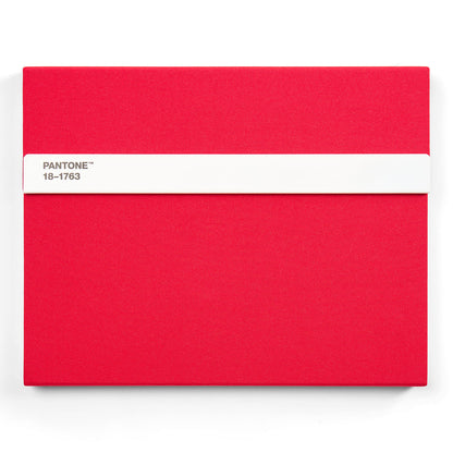 PANTONE NEW NOTEBOOK WITH PENCIL /Lined - Red 18-1763