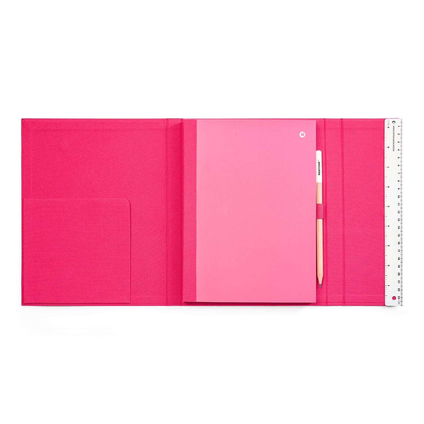 PANTONE NEW NOTEBOOK WITH PENCIL /Lined - Pink 18-2143
