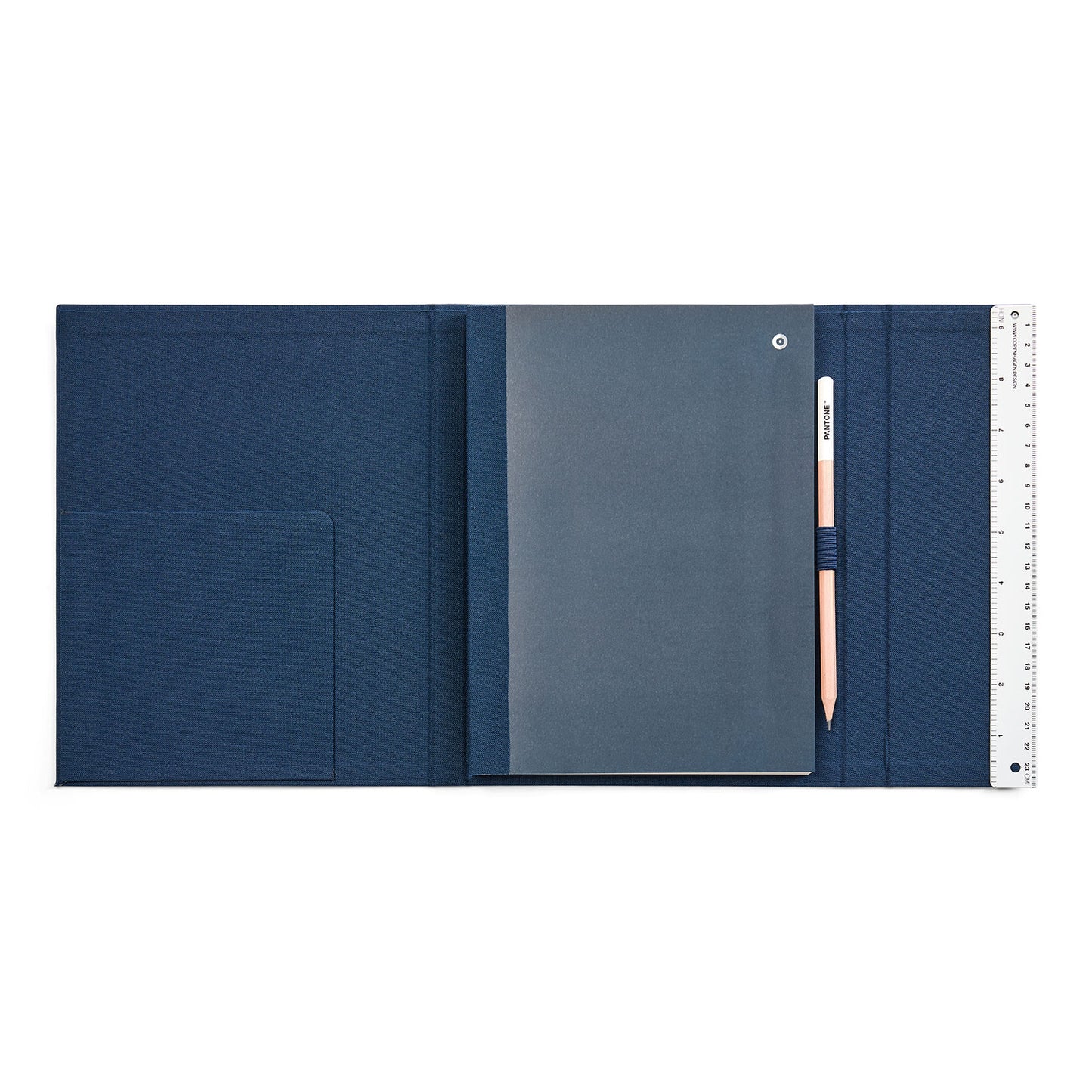PANTONE NEW NOTEBOOK WITH PENCIL /unlined - Dark Blue 19-4122