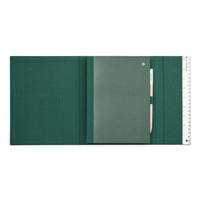PANTONE NEW NOTEBOOK WITH PENCIL /Lined - Dark Green 19-5232