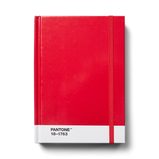 PANTONE NOTEBOOK SMALL DOTTED - Red 18-1763