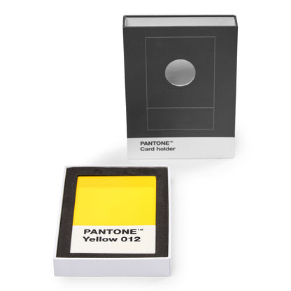 PANTONE CARD HOLDER IN MATTE - Yellow 012