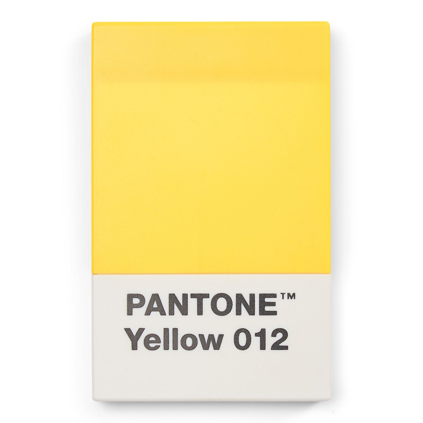 PANTONE CARD HOLDER IN MATTE - Yellow 012