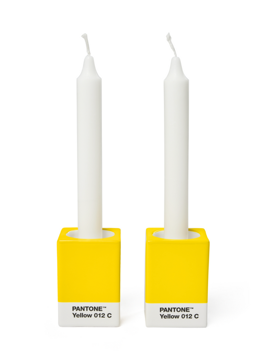 PANTONE Candle Holders Yellow 012