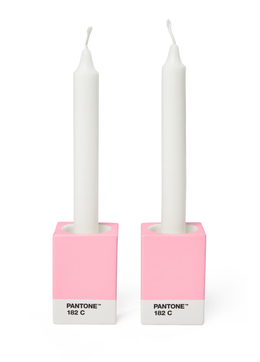 PANTONE Candle Holders Light Pink 182 C